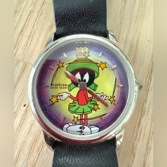 Warner Bros. Accessories - Vintage 90s Armitron Marvin the Martian watch NEW BATTERY
